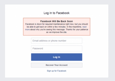 Facebooku bie nga sistemi