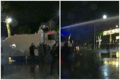 Vrasja e 25-vjeçarit/ Protestuesit konfrontohen me policinë, qëllojnë me gurë mbi efektivët. Thyhen xhamat tek Muzeu, hidhet gaz lotsjellës