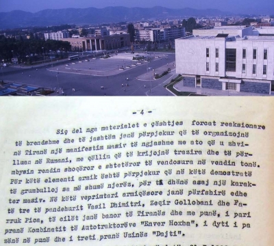 1990/Demonstrata e heshtur e Tiranës, disa persona të ndaluar e 110 të diferencuar