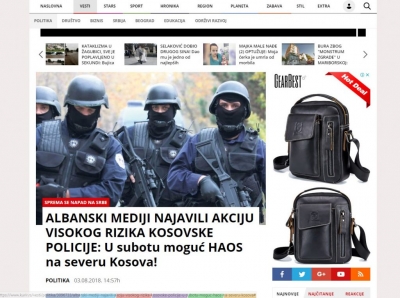 Mediat serbe në alarm: Shqiptarët po bëhen gati të hyjnë në veri të Kosovës