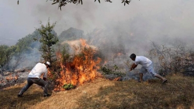 Zjarret në vend, Basha nxjerr fotot: Punonjësit e emergjencave dhe ushtria me mjete rrethanore, Rama mendon për luksin e tij, përdor helikopterin e ushtrisë për udhëtime