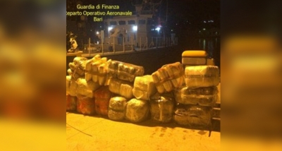 Itali, kapet skafi me mbi 500 kg drogë, pranga dy skafistëve shqiptarë