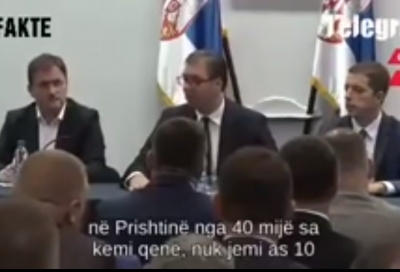 VIDEO/ Nuk e dinte se filmohej/ Vuçiç i shqetësuar: Po zhdukemi