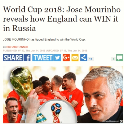 Mourinho befason: Ja kush e fiton Kupën e Botës