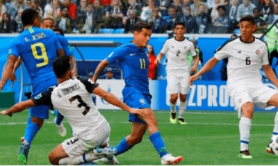 VIDEO/ Kutinjo shpëton nderin e Brazilit, ka dhe një tjetër gol