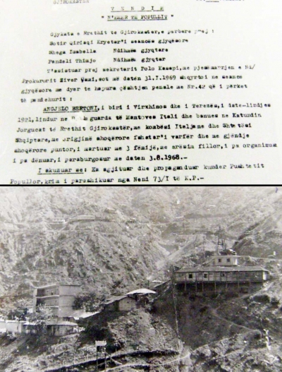 1969/Dënimi i italianit të Jorgucatit, burgosja në Spaç