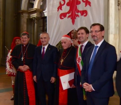 Gjigandi publik italian Rai, kronikë për nderimin e Kardinalit Troshani