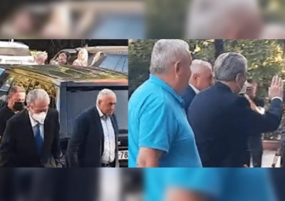 Momenti kur ish-kryeministri Sali Berisha mbërrin në selinë blu