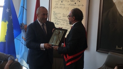 Ramush Haradinaj në Vlorë