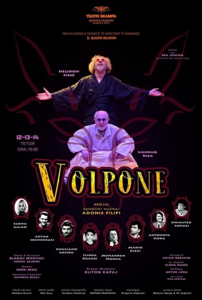 Komedia brilante ”Volpone” çel sezonin artistik në teatrin “Skampa”