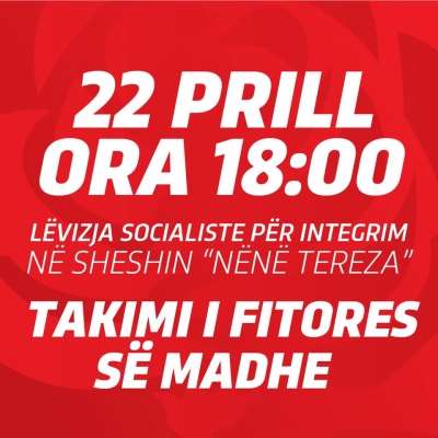 LSI fton shqiptarët nesër në shesh, Kryemadhi: Ndryshimi është i pandalshëm. Voto 6!
