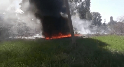 VIDEO/ Pamje të frikshme, zjarr i madh në Zharrëz