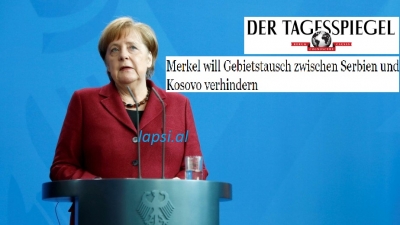 “Der Tagesspiegel”/ Merkel synon të ndalë shkëmbimet territoriale Kosovë-Serbi