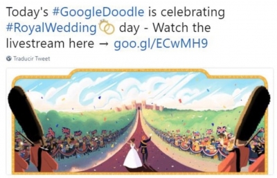 Edhe Google nderoi dasmën mbretërore britanike