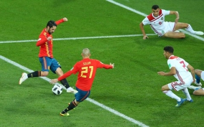 Dy gola të shpejtë në Spanjë- Marok (video)