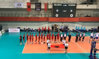 “Të pafat” edhe në volejboll, kombëtarja shqiptare mundet nga Bjellorusia