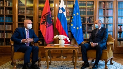 Kryeministri i Sllovenisë pret Metën/ Kreu i Shtetit: Avokate e Shqipërisë për integrimin në BE