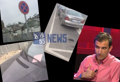 Video/ Veliaj mbyt në gjoba qytetarët, tabele ndalim-qëndrimi dhe vija horizontale parkimi njëkohësisht