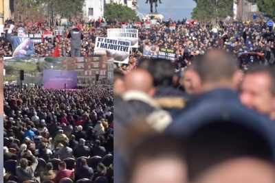 Krimi dhe administrata në Vlorë, populli i bashkuar në protestë