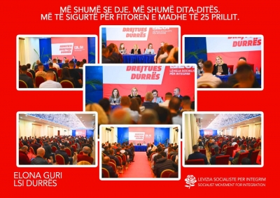 Elona Guri: LSI do jetë surpriza e zgjedhjeve të 25 prillit në Durrës