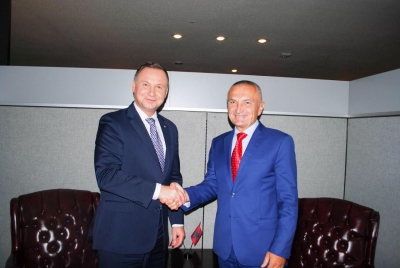 Meta në Nju-Jork, takohet me Presidentin e Polonisë, Andrzej Duda