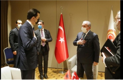 Basha takon kryeparlamentarin turk: Mirënjohje ndaj ndihmës së Turqisë, do zgjerojmë marrëdhëniet ekonomike…