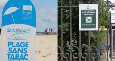 Franca ndalon duhanin në plazhe dhe parqe
