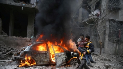 Shpërthim masiv në Damask