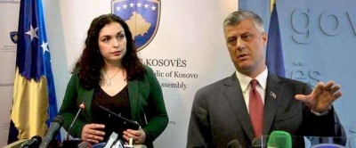 Dorëheqja e Hashim Thaçit, Vjosa Osmani merr përkohësisht postin e Presidentit të Kosovës