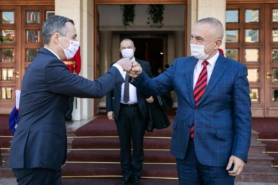 Presidenti Meta pret në takim Ministrin e Jashtëm të Zvicrës