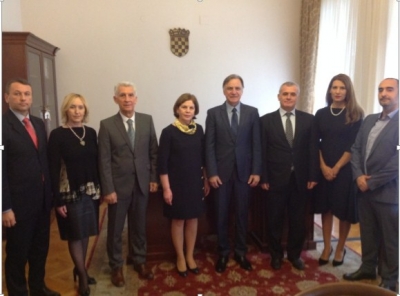 Kryetari i KLSH-së zhvillon një vizitë zyrtare në Kroaci