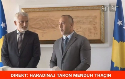 Haradinaj me Menduh Thaçin: Zgjidhja me Serbinë s’mund të arrihet përmes territoreve dhe kufijve