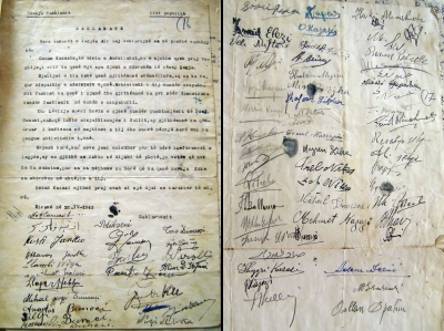 Deklarata e banorëve të lagjes pro Osman Kazazit