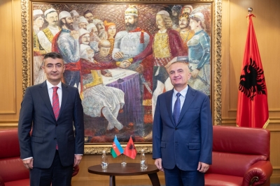 Meta pret ambasadorin e ri të Azerbajxhanit: Mbështetje për zgjidhjen e konfliktit rreth Nogorno-Karabakut me rrugë paqësore