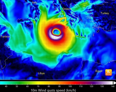 Stuhia e fuqishme “Medicane” godet Mesdheun, e rrezikuar edhe Shqipëria