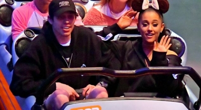 Ariana Grande dhe i fejuari i saj, dy fëmijë në Disneyland