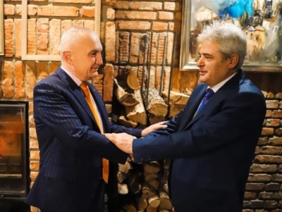 Presidenti Meta takon kreun e BDI, Ali Ahmeti: Një e ardhme më e mirë për Shqipërinë dhe Maqedoninë e Veriut