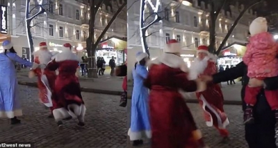 VIDEO/ Luftë Babagjyshësh para Krishtlindje