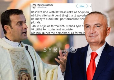 ‘Bashki komuniste’/ Presidenti Meta në një mendje me Dom Gjergjin