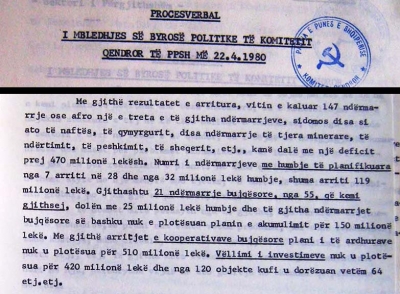 1980/Ndërmarrjet e socializmit, mbaheshin kot, dilnin me humbje të mëdha ekonomike