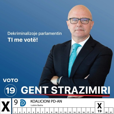 &#039;Shqiperia Fiton&quot;/Strazimiri:Më 25 prill VOTO!