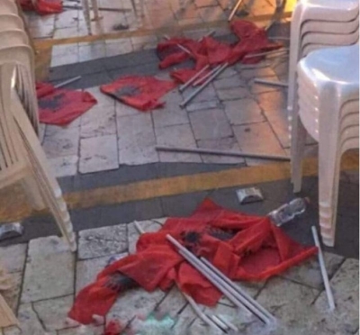 E turpshme se si poshtërohet flamuri kombëtar në mitingun e kryeministrit