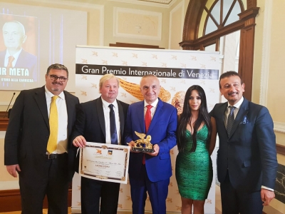 Presidenti Meta vlerësohet me Çmimin Ndërkombëtar të Venecias “Luani i Artë&quot; për promovimin e demokracisë dhe pluralizmit politik