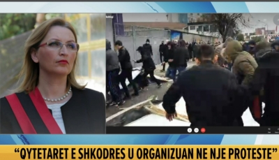 Kryebashkiakja e Shkodrës: Isha në protestë, por djegia e selisë së PS u organizua nga vetë Qeveria!