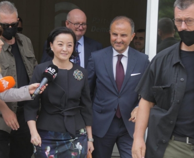 FOTO/ Ambasadorët 1 orë takim me kreun e opozitës Lulzim Basha