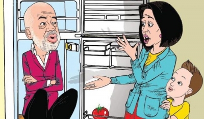 &#039;Edhe po të hapësh frigoriferin, shikon Edi Ramën’/ Kapexhiu godet sërish me karikaturën e rradhës