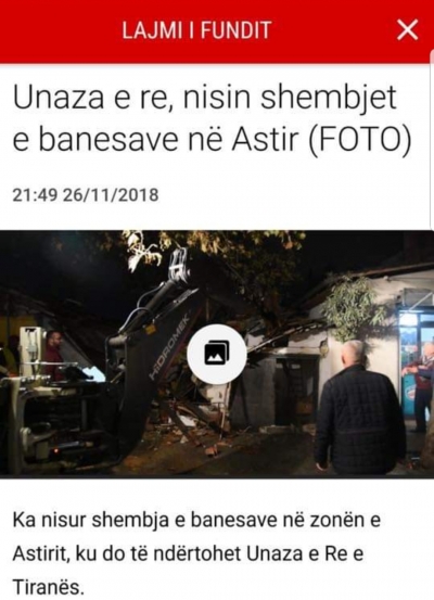 Shuplaka/ Banorët e Astirit përgënjeshtrojnë lajmin e paguar nga Veliaj