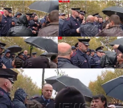”Pa na vrarë ne nuk ndërhyni dot këtu!”, përplasjes mes policisë dhe banorëve tek Unaza e Re