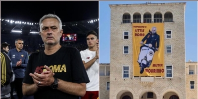 Posteri gjigant për teknikun e Romës/ Mediat italiane: Super pritje për Mourinho