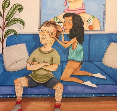Foto/ Momente të çuditshme nga jeta në çift